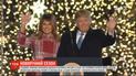 Дональд Трамп вместе с женой Меланией зажгли огни на главной елке США