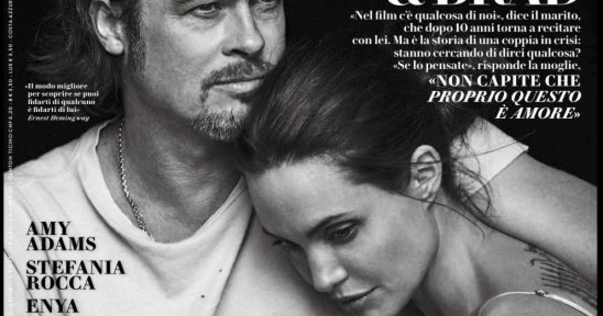 Джоли и Питт снялись в совместном фотосете / © Vanity Fair
