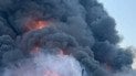 Дим від пожежі після вибуху