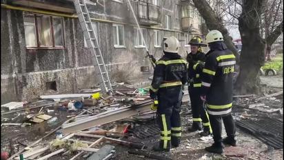 Взрыв в доме в Белой Церкви: видео последствий
