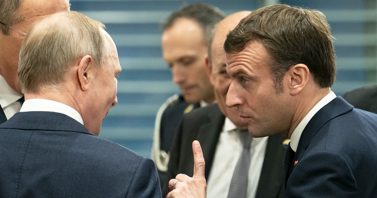 Путін і Макрон.