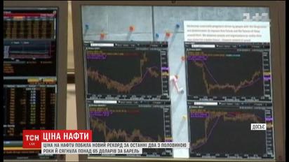 Цена на нефть побила рекорд за последние годы