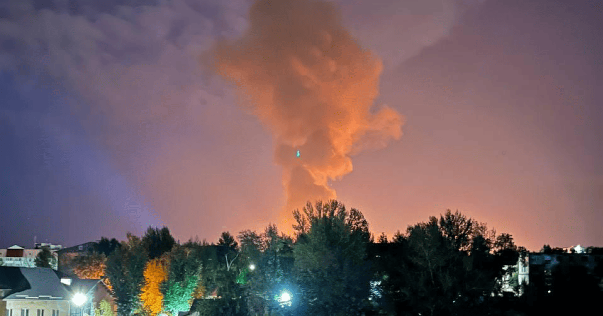 Пожежа на НПЗ у Саратові