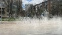 В Киеве заливало кипятком переходы метро
