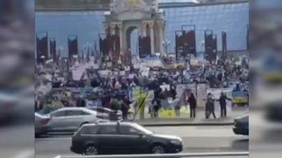 На Майдані Незалежності влаштували масштабний мітинг