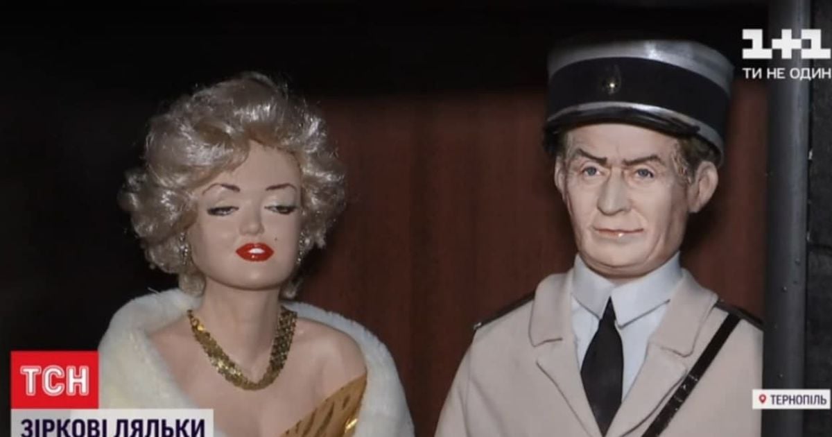 Мэрилин Монро, Анджелина Джоли, Софи Лорен и другие кинодивы: в Тернополе женщина создает звездные куклы (фото, видео)