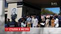 Портретом Сталина отмечают в Москве 82-летие строительства метрополитена