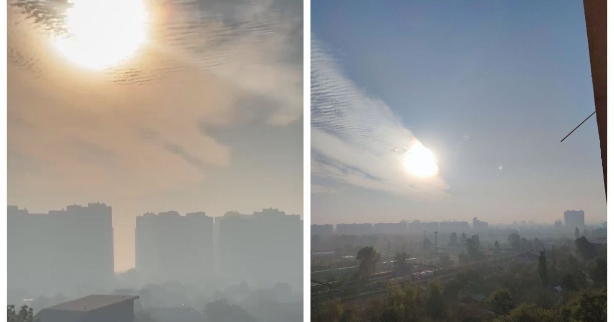 Состояние воздуха в Киеве 20 сентября/Коллаж: ТСН.ua