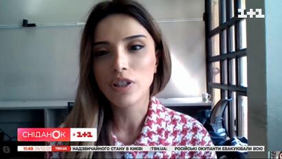 Грузинська телеведуча Ніно Хубутія висловила слова підтримки для українського народу