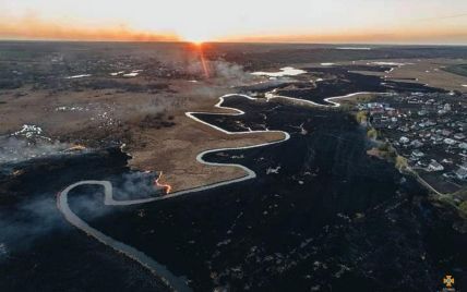 Масштабна пожежа у Тернопільській області: горить орнітологічний заказник