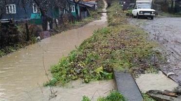 Закарпаття інтенесивно підтоплює. / © Час Закарпаття