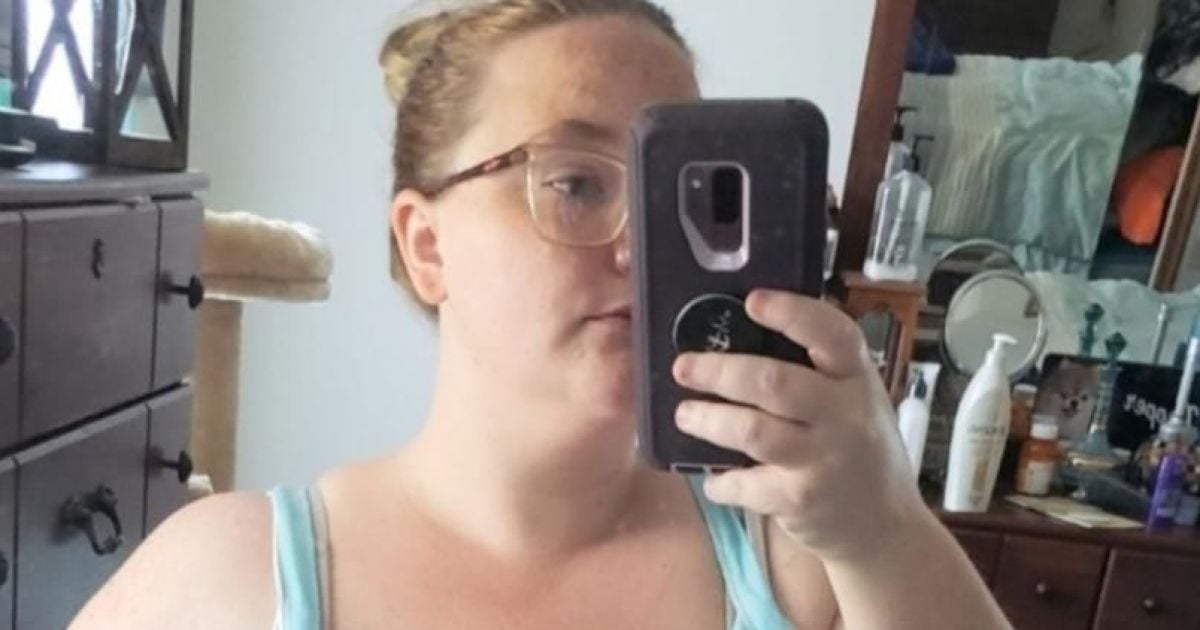 Кимберли Несторик до похудения