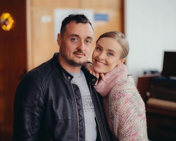 Анна Сагайдачна з чоловіком / © instagram.com/annasagaidachnaya