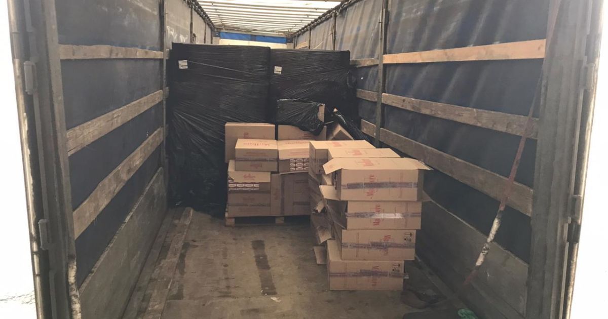 На Донбассе перехватили крупную партию нелегальных сигарет из ОРДЛО
