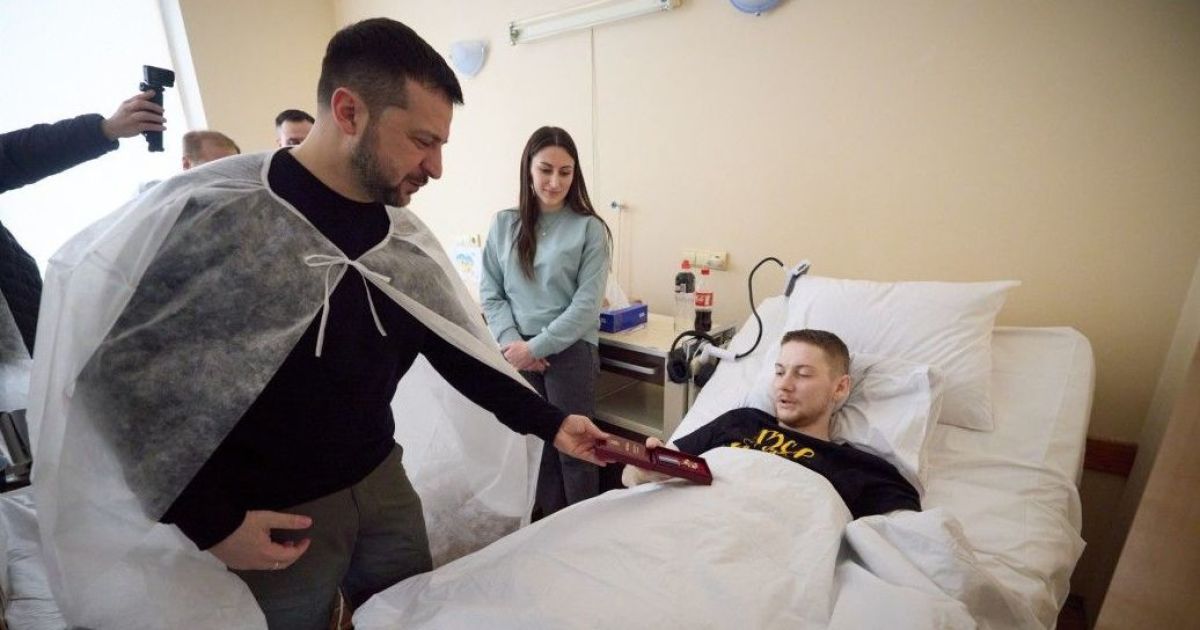 Зеленський у львівському шпиталі