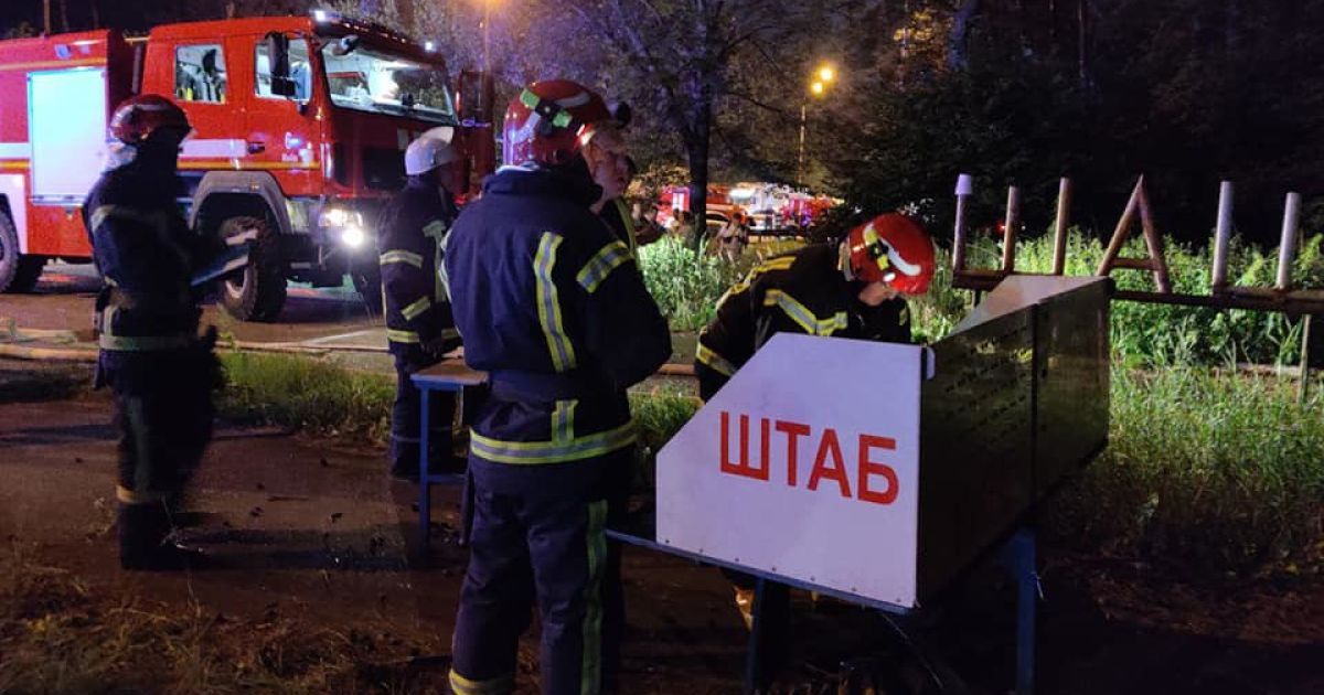 Ресторан Ярославів Вал, пожежа_5 / © Управління ДСНС Києва