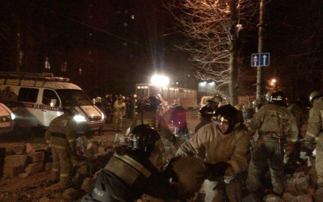 В Перми из-за взрыва газа обрушился дом. / © vk.com/Мой город - Пермь