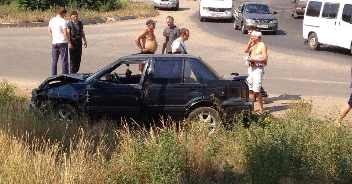 В Одессе патруль новой полиции попал в ДТП / © ZIK