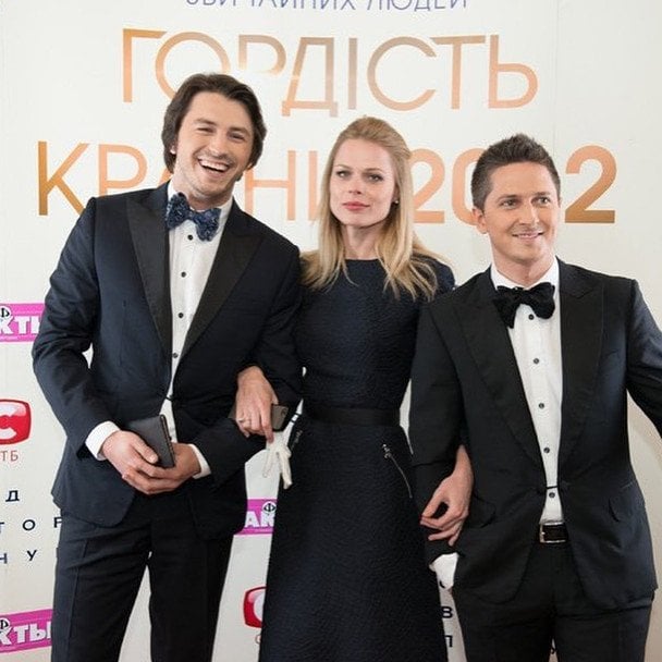 Сергій Притула, Олександр Педан і Ольга Фреймут / © instagram.com/pedanos