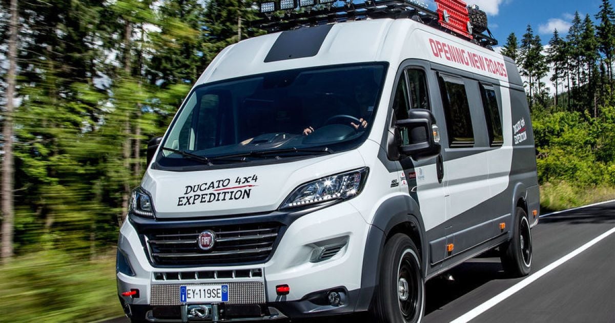 Fiat подготовил фургон для экстремальных путешествий
