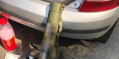 На въезде в Киев в машине нашли гранатомет