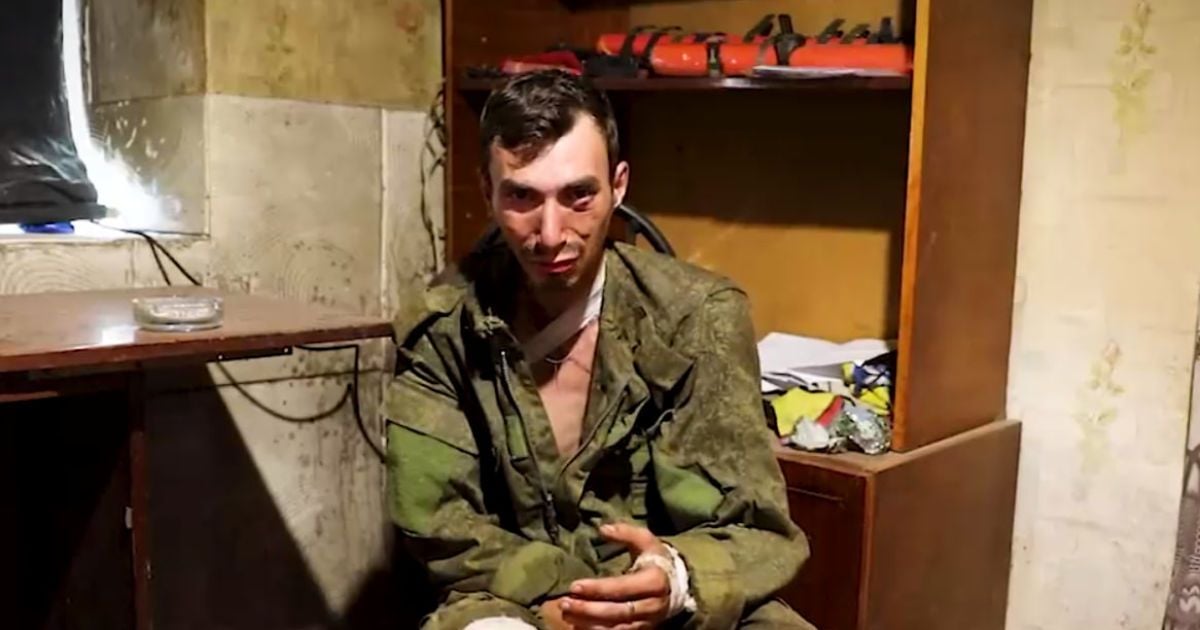 Пленный оккупант