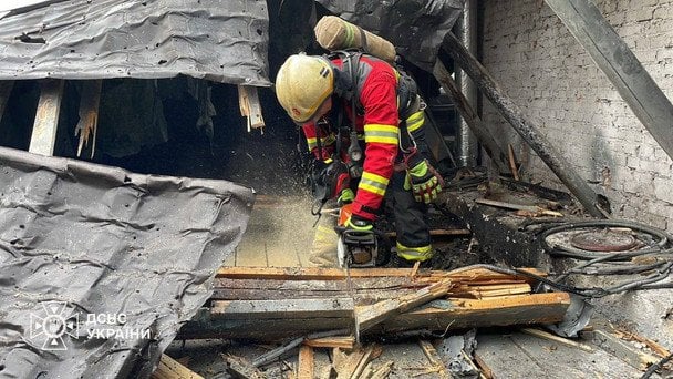 Damage at the perinatal center in Sumy after the October 6 attack