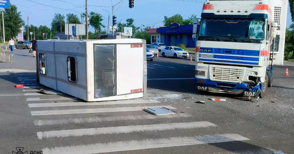 На місці аварії