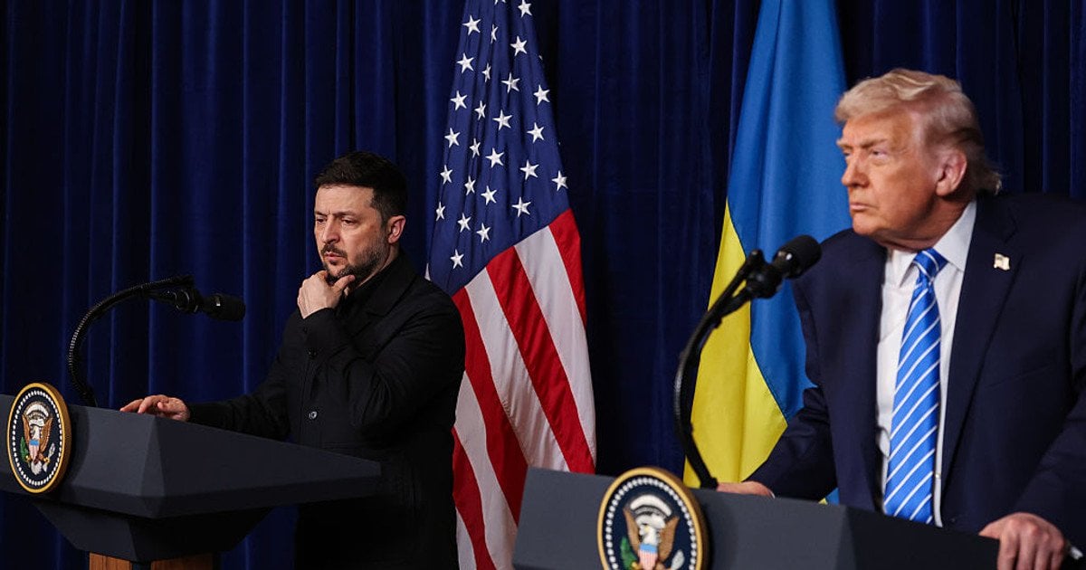 Володимир Зеленський і Дональд Трамп під час зустрічі 28 грудня