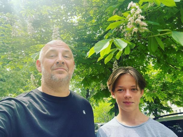 Потап з сином Андрієм / © instagram.com/realpotap