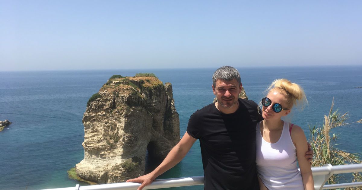 Закохані Арсен Мірзоян і Тоня Матвієнко поділилися романтичними світлинами з Лівану