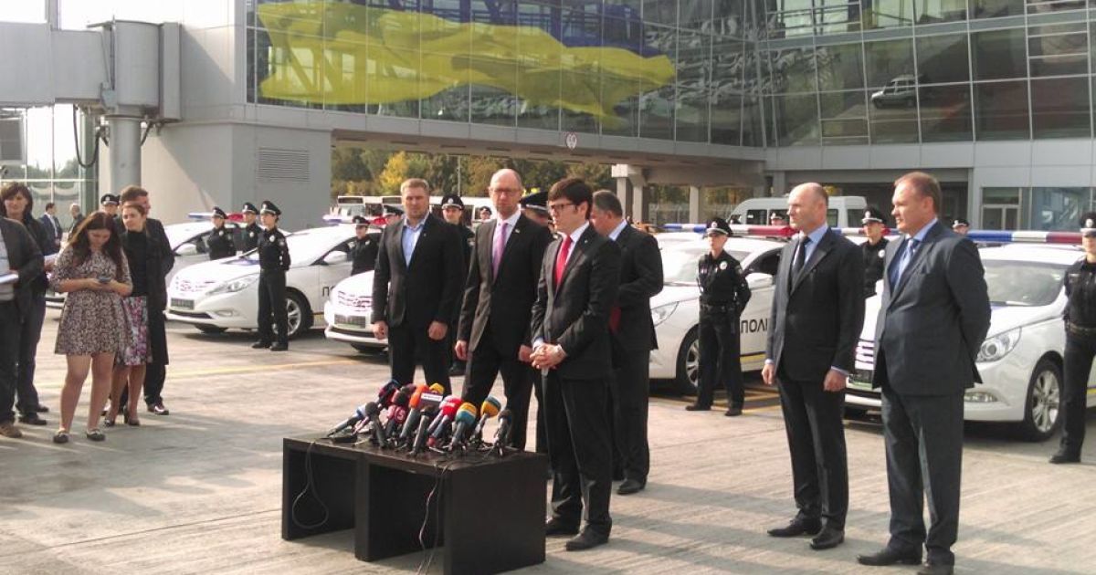 В аеропорту "Бориспіль" дали старт патрулюванню новою поліцією / © Facebook/Андрій Пивоварський