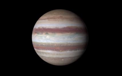 NASA опубликовало впечатляющее видео Юпитера в разрешении 4К
