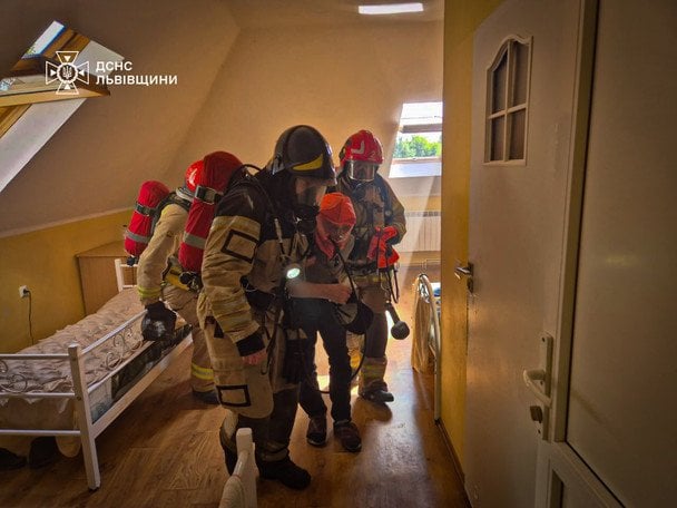 Пожар во Львовской области