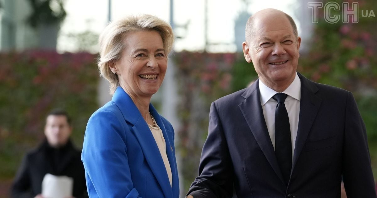 Урсула фон дер Ляєн і Олаф Шольц