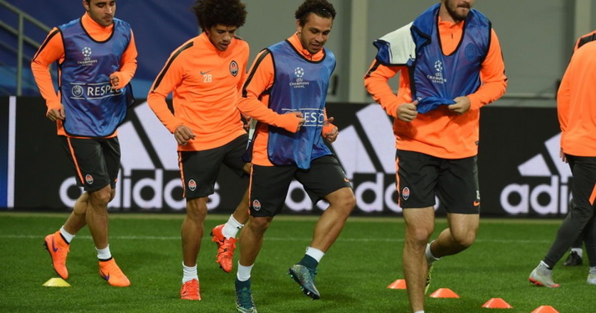 Тренировка "Шахтера" во Львове перед матчем с "Мальме". / © ФК Шахтер