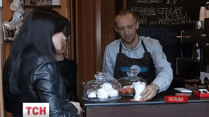 Самое маленькое в Польше кафе открыли украинцы