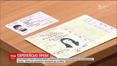 Нові вимоги: в Україні почнуть видавати водійське посвідчення європейського зразка