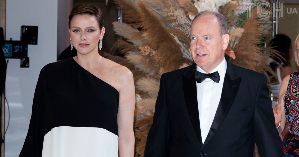 A rare exit Princess Charlene and her husband Albert appeared at a