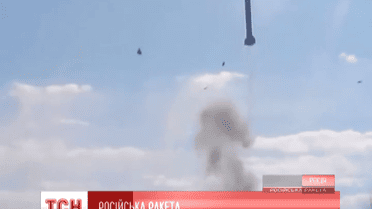 В интернете набирает известность видео российской ракеты, которая падает