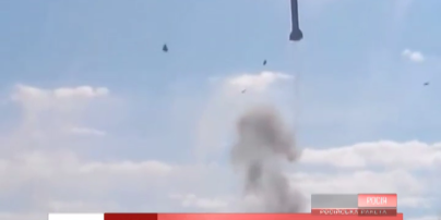 В интернете набирает известность видео российской ракеты, которая падает