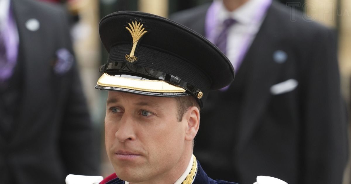 Принц Уильям на коронации своего отца короля Чарльза III