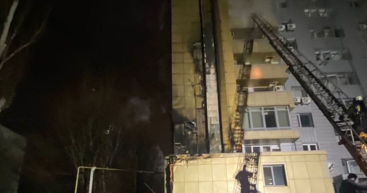 Полиция открыла уголовное производство из-за масштабного пожара в главном офисе АТБ