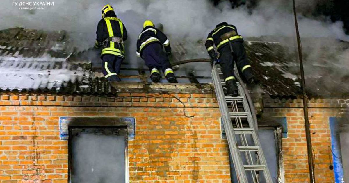 На місці пожежі