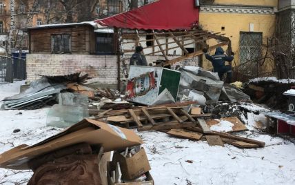 В Киеве коммунальщики уничтожили дом уличных котов, который годами обустраивала зоозащитница (фото)