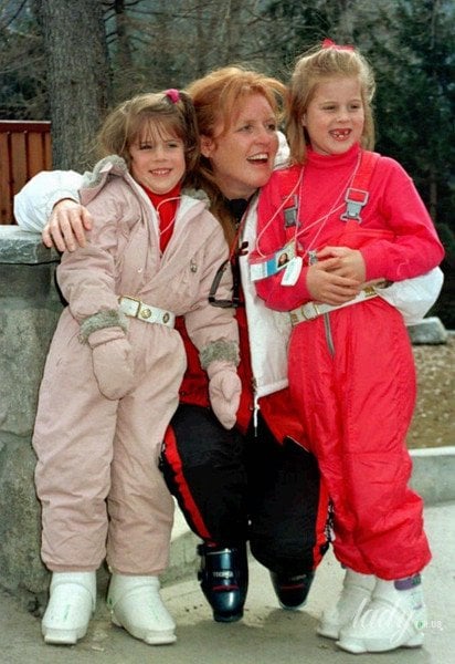 Сара Йоркська з дочками, 1996 год / © Associated Press