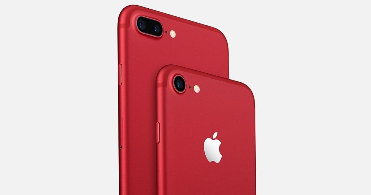Apple представила лимитированные красные iPhone 7 и iPhone 7 Plus. Инфографика