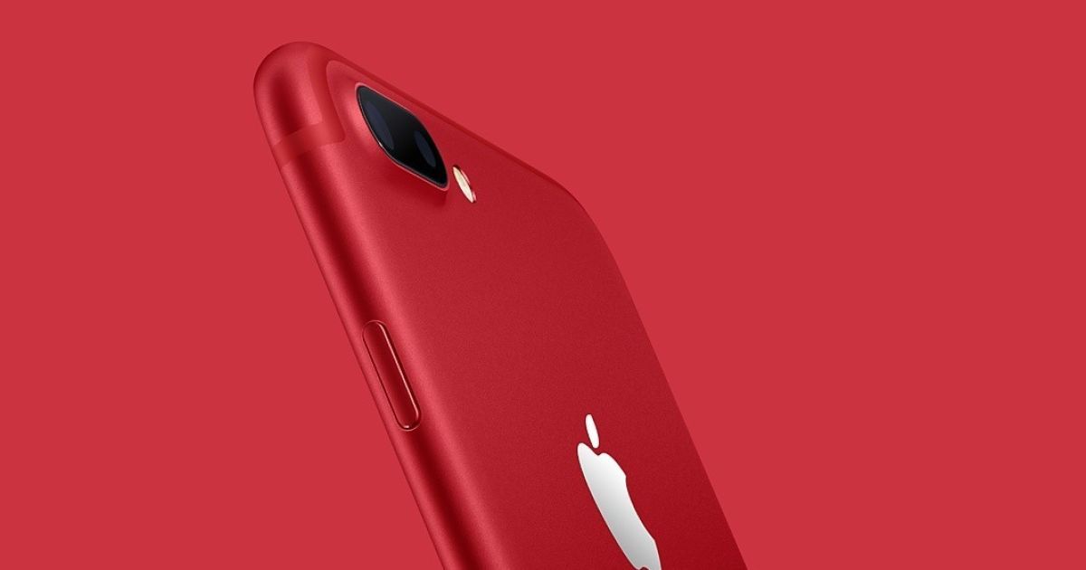 Apple представила лимитированные красные iPhone 7 и iPhone 7 Plus