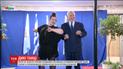 Премьер-министр Израиля станцевал куриный танец с победительницей "Евровидения"
