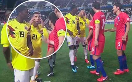 Колумбийский футболист получил наказание за издевательство над корейцами